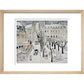 Paris Snow Scene - Art print