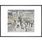 Paris Snow Scene - Art print