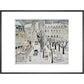 Paris Snow Scene - Art print