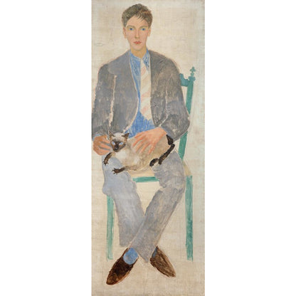 Boy with Cat (Jean Bourgoint)