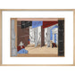 Stage design for Diaghilev's ballet Romeo and Juliet (scene two) - Art print