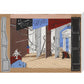 Stage design for Diaghilev's ballet Romeo and Juliet (scene two) - Art print