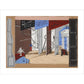 Stage design for Diaghilev's ballet Romeo and Juliet (scene two) - Art print