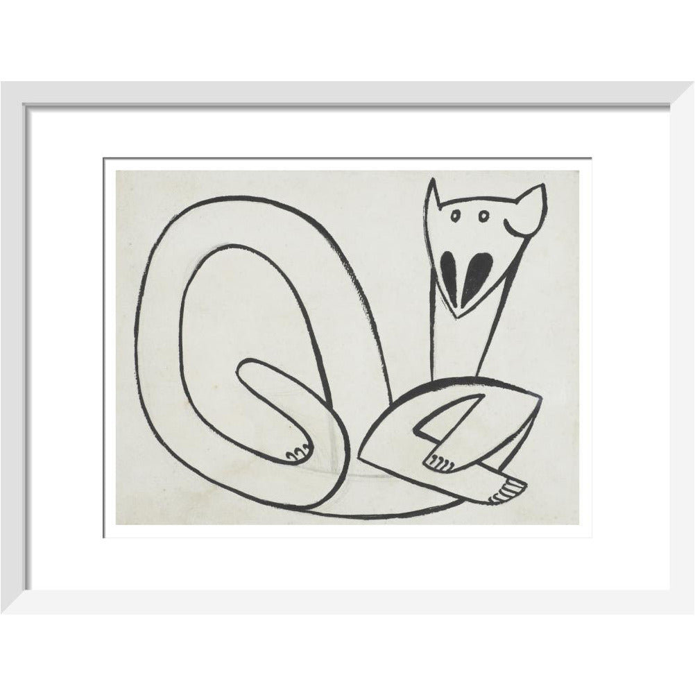 Henri Gaudier-Brzeska: Cat - Art print