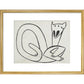 Henri Gaudier-Brzeska: Cat - Art print