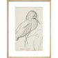 Sheet of studies (The Bittern) - Art print
