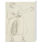 Standing woman, gesticulating - Art print