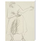 Standing woman, gesticulating - Art print