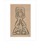 Design for 'Door-Knocker' - Art print