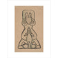 Design for 'Door-Knocker' - Art print
