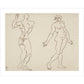 Male and female nude - Art print