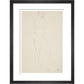 Standing female nude - Art print