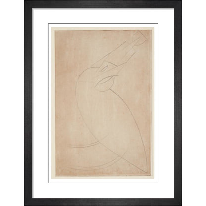 Sketch for 'Bird Swallowing a Fish' - Art print