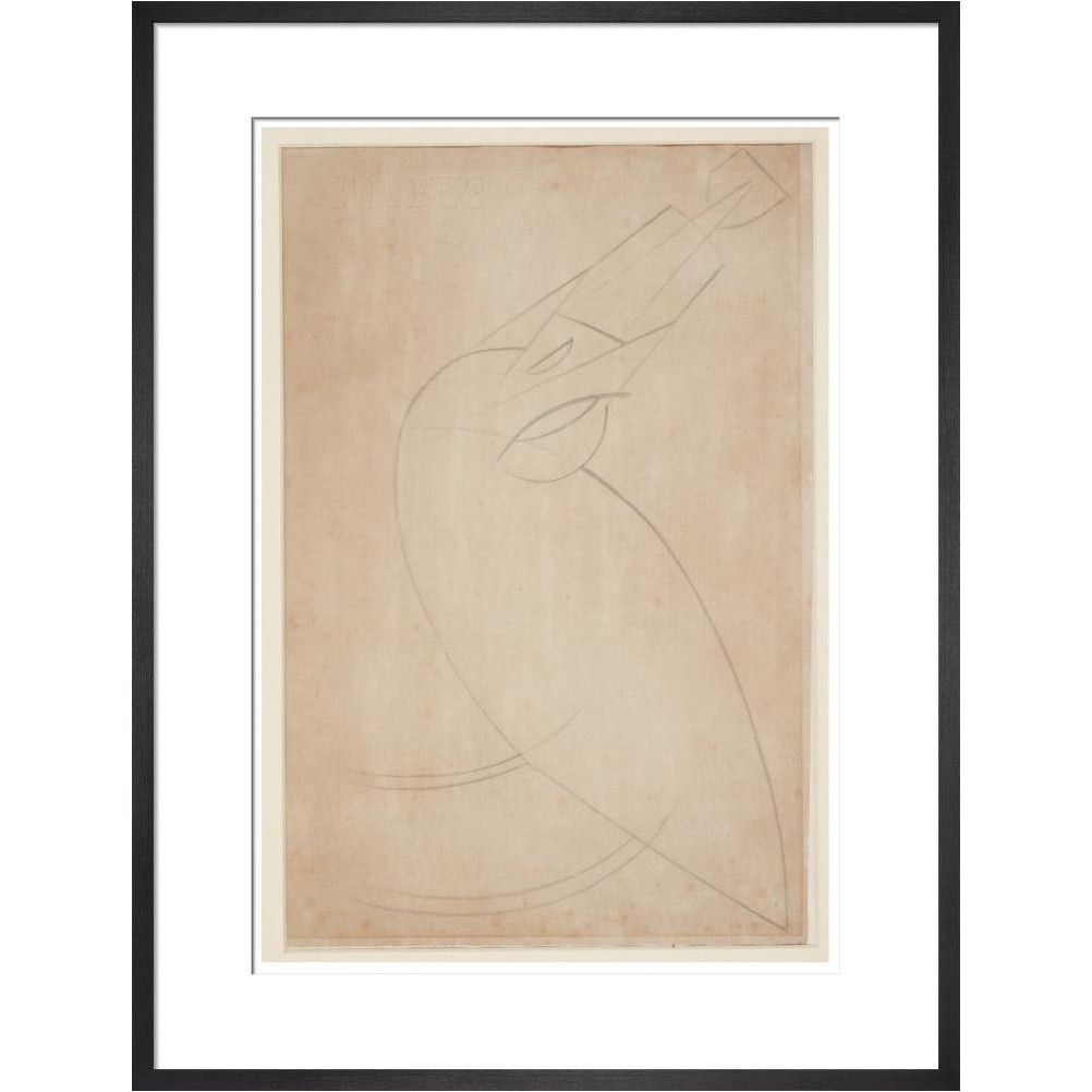Sketch for 'Bird Swallowing a Fish' - Art print