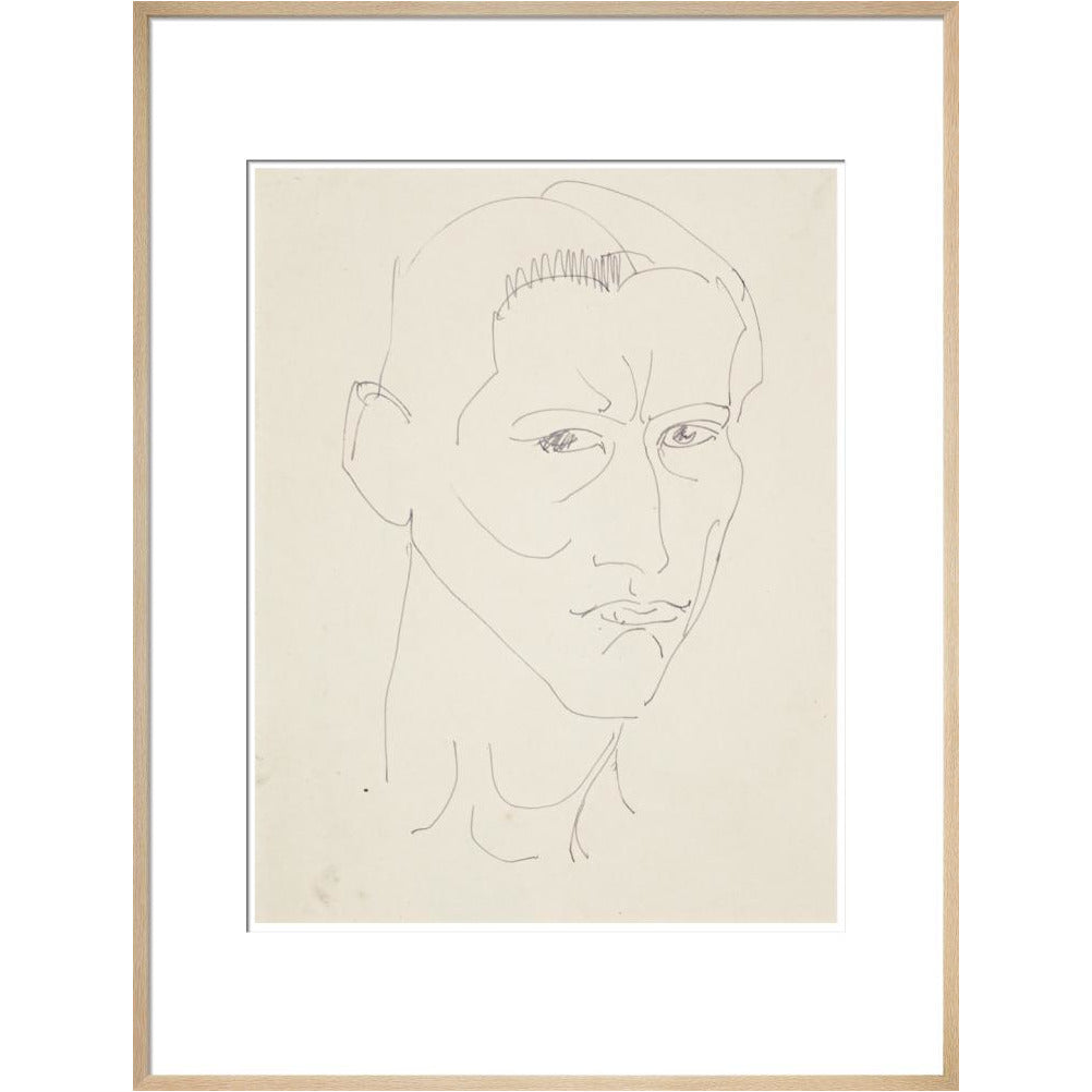 Self-portrait by Henri Gaudier-Brzeska - Art print