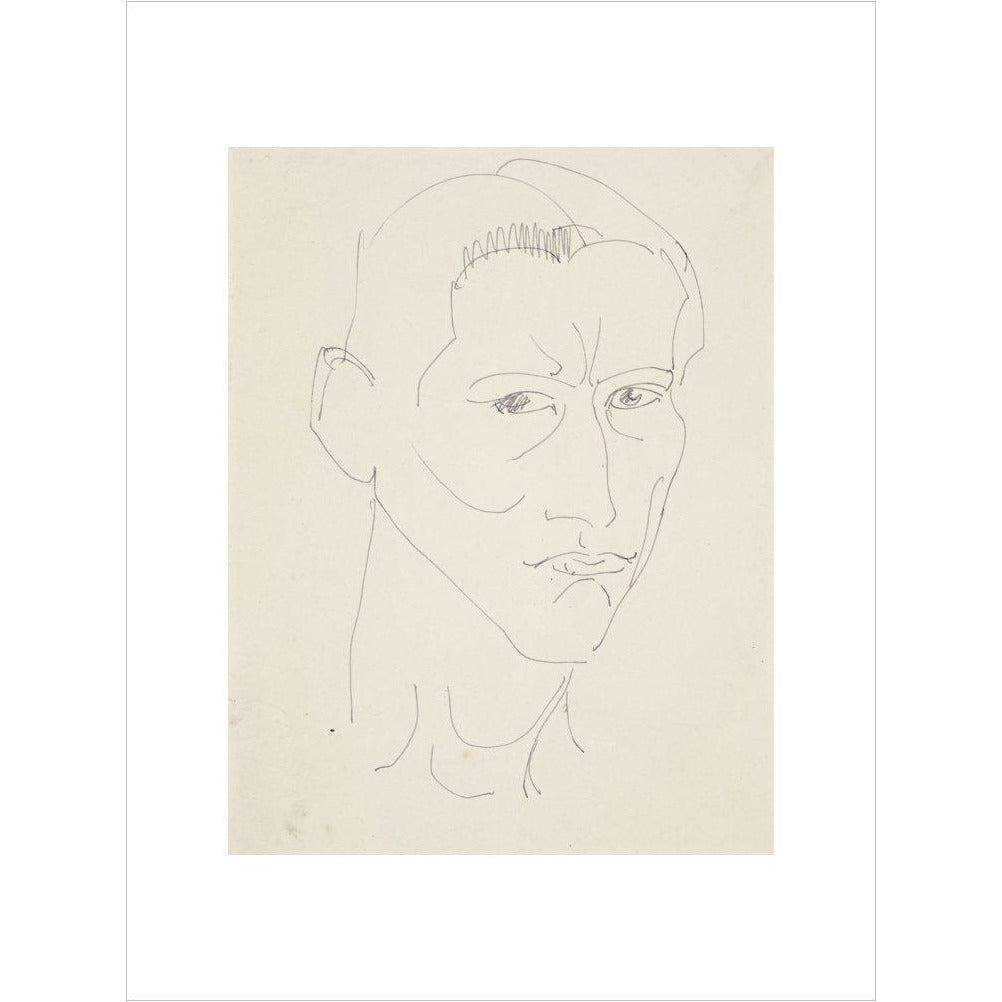 Self-portrait by Henri Gaudier-Brzeska - Art print