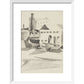 Houses and boats - Art print