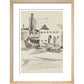 Houses and boats - Art print