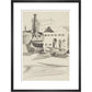 Houses and boats - Art print