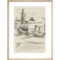 Houses and boats - Art print