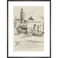 Houses and boats - Art print