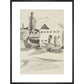Houses and boats - Art print