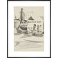 Houses and boats - Art print