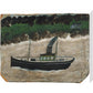 Coaster by shore with house - art print