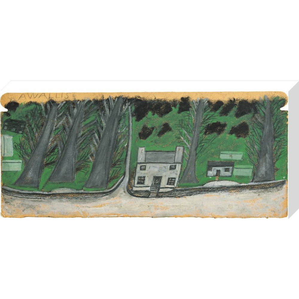 House with trees - Art print
