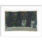 Cottages in a wood - Art print
