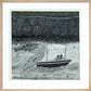 Land, fish and motor vessel - Art print