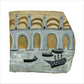 Boats before a great bridge (Royal Albert Bridge?)