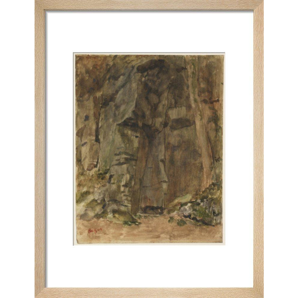 Rocks at Bagnoles-De-L'Orne - Art print