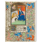 The Annunciation, Besancon Book of Hours - Art print