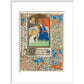The Annunciation, Besancon Book of Hours - Art print