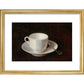 White cup and saucer - Art print
