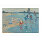 Children Paddling, Walberswick - Art print