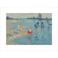 Children Paddling, Walberswick - Art print