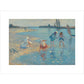 Children Paddling, Walberswick - Art print