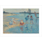 Children Paddling, Walberswick - Art print