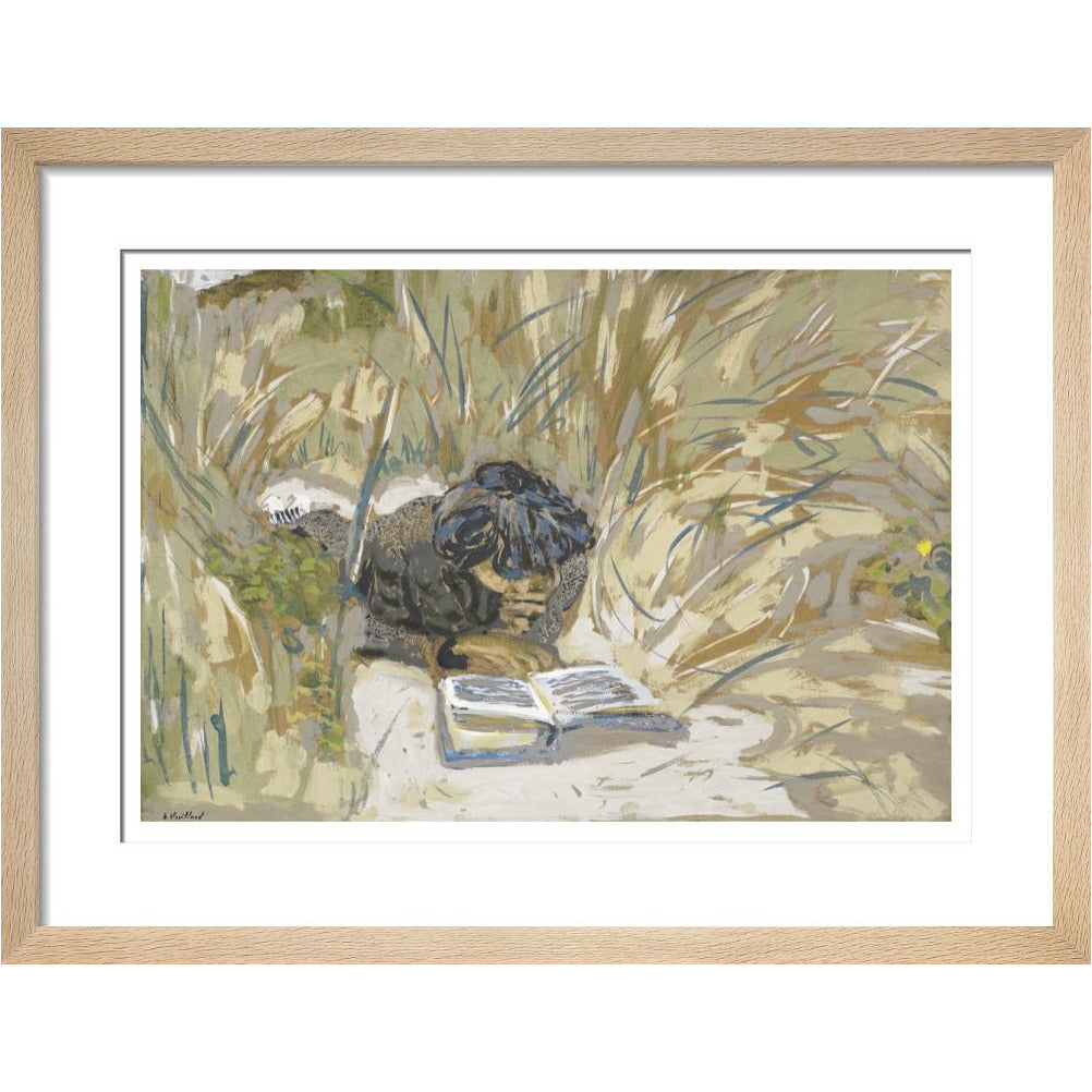 Woman Reading - Art print