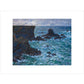 Rocks at Port-Coton - Art print