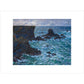 Rocks at Port-Coton - Art print