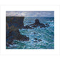 Rocks at Port-Coton - Art print