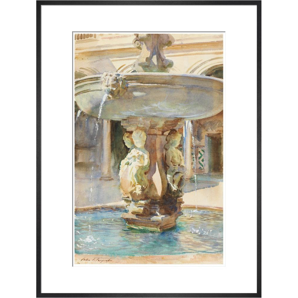 The Spanish Fountain, 1912 - Art print