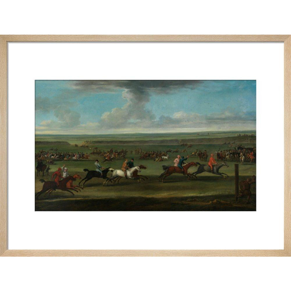 A Race on the Round Course at Newmarket - Art print