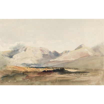 View of Nant Ffrancon, Snowdonia - Art Print