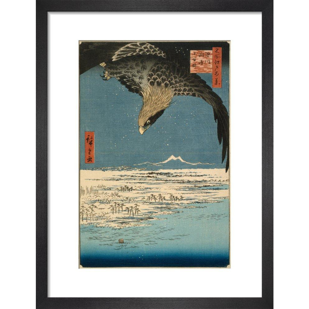 Eagle over Jûmantsubo Plain - Art print