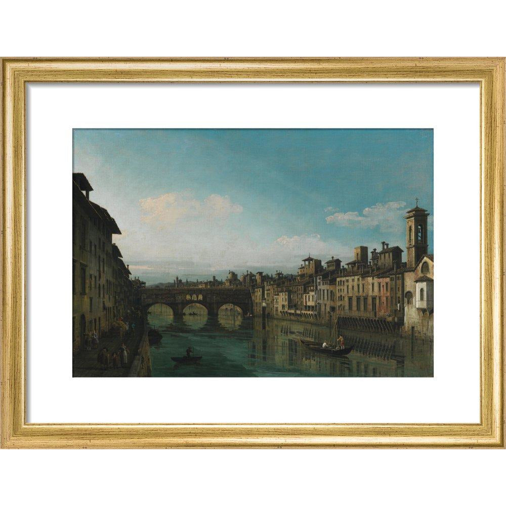 The Arno with the Ponte Vecchio - Art print