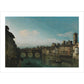 The Arno with the Ponte Vecchio - Art print